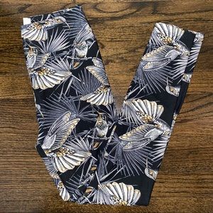 LuLaRoe hummingbird leggings. New condition